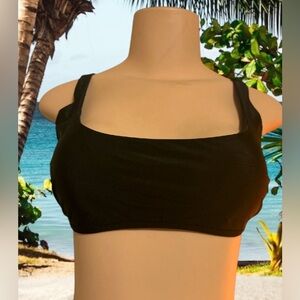 aerie | Swim High Waisted Reversible  Bikini Top Size L